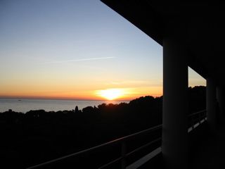 Lever et coucher de soleil depuis l'Hôpital Léon Bérard
